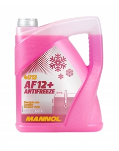 Антифриз 4012 AF12+ -40°C Longlife (красный) 5л Mannol