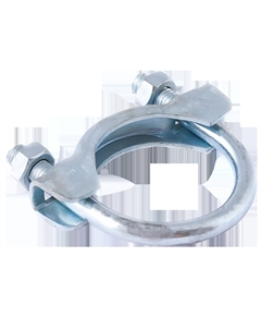 Хомут крепления глушителя d 48,0 мм белый цинк 1 шт Стройбат