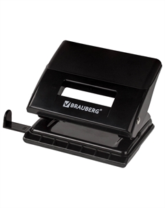 Дырокол до 20л черный 227796 Brauberg