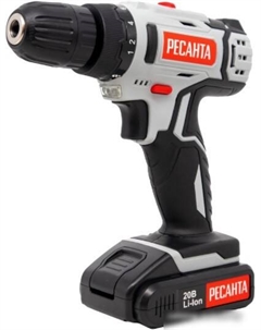 Дрель-шуруповерт ДА-20-2ЛК (с 2-мя АКБ, кейс) Ресанта