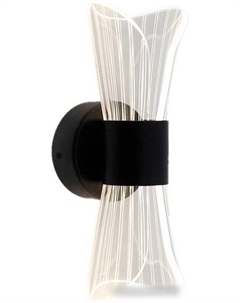 Бра Dio 12W 2Y-ON/OFF-230x80x85-BLACK/CLEAR-220-IP20 Estares