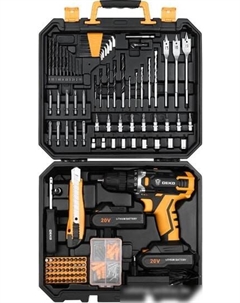 Дрель-шуруповерт DKCD20FU-Li SET 193 063-4179 (с 2-мя АКБ, кейс, набор оснастки) Deko