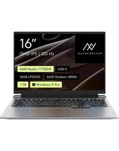 Ноутбук Machcreator Vision L16 SE Grey JJ00G500HRU