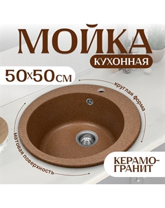 Кухонная мойка Linea (терракот) Saniteco