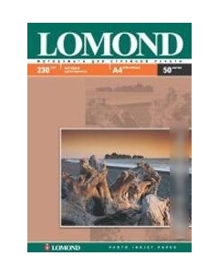 Фотобумага Матовая A4 230 г/кв.м. 50 листов (0102016) Lomond