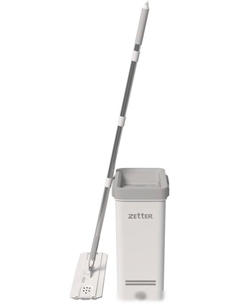 Швабра с отжимом L ZIP-HOME-0322-20 (белый) Zetter