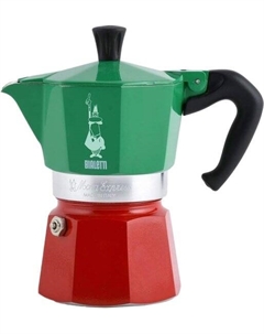 Гейзерная кофеварка Moka Express Tricolor (3 порции) Bialetti