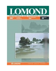 Фотобумага Матовая двухсторонняя A4 200 г/кв.м. 50 листов (0102033) Lomond