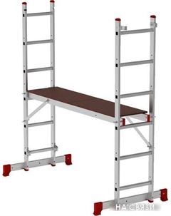 Лестница-трансформер NV 1415 помост 6 ступеней Новая высота