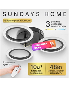 Припотолочная люстра KR-50 6419 Sundays home