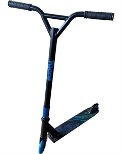 Трюковый самокат Zing JSCJ100S (черный/синий) Ricos