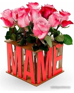 Ваза EWA Vase Маме Eco wood art