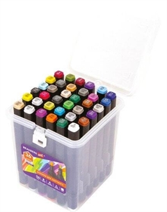 Маркер художественный Art Debut Black 152129 (36 шт) Brauberg