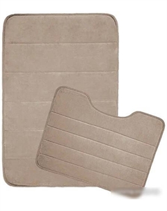 Набор ковриков Велюр 7174 (мокко) Вилина