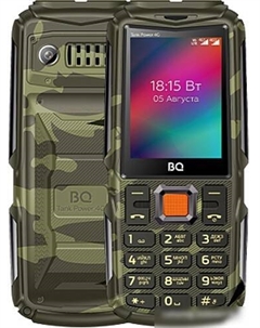 Кнопочный телефон BQ BQ-2410L Tank Power 4G (зеленый камуфляж) Bq