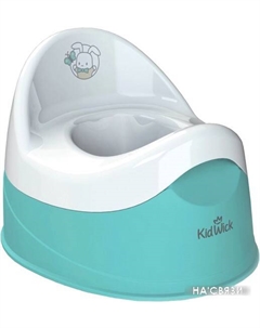 Детский горшок Дуэт KW100104 (бирюзовый/белый) Kidwick