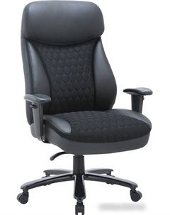 Офисное кресло CH414 (экокожа/ткань черный) Chairman
