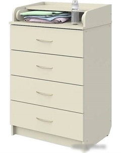 Детский комод Сириус 604 ЛДСП (слоновая кость) Атон мебель