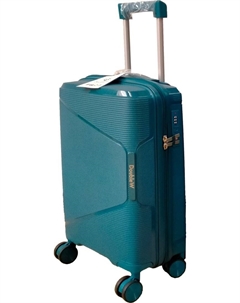 Чемодан-спиннер 088 (S, синий) Doublew
