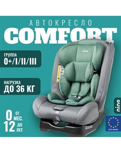 Детское автокресло Comfort ZY02A (серый/зеленый) Nino