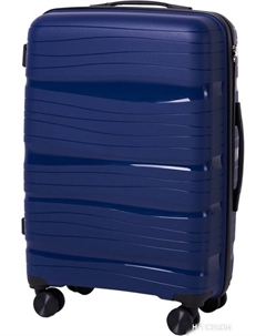 Чемодан-спиннер РР-9802 (L, синий) Pride