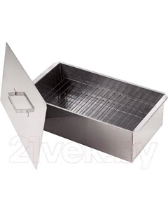 Мангалы, грили, барбекю 42x27x17.5 К2-0.5Н (0.5мм, нержавеющая сталь) Нпо кедр