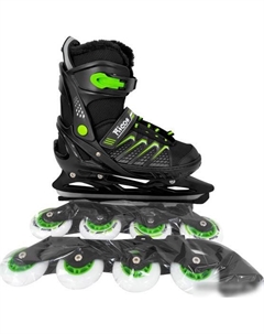 Роликовые коньки Props PW-253B M (р. 37-40, черный) Ricos