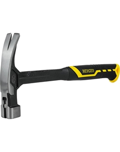 Молоток Гвоздодер цельнокованый 450г BG1527 (магнит, 2-компонентная рукоятка) Berger