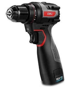 Дрель-шуруповерт EDE-DZ16-1D2 (с 2-мя АКБ) Deli