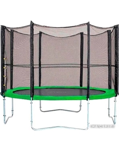Батут Acrobat-D252 (зеленый, с сеткой) Sundays