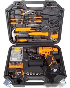Дрель-шуруповерт ДА-12Л-2КН (с 1-им АКБ, кейс, набор оснастки) Вихрь