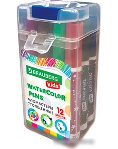 Фломастеры Kids 152187 (12 цв) Brauberg
