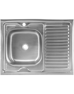 Кухонная мойка 8060S-L (без сифона) Saniteco