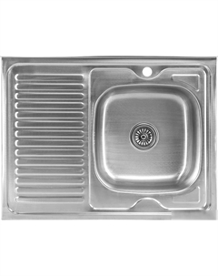 Кухонная мойка 8060S-R (с сифоном) Saniteco