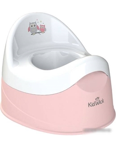 Детский горшок Дуэт KW100304 (розовый/белый) Kidwick