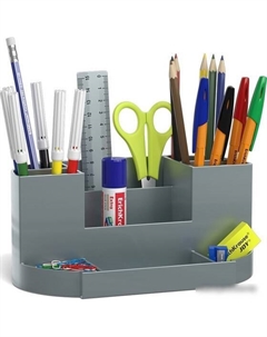 Настольный набор Victoria Ice Metallic 55661 серебряный (23 предм) Erich krause