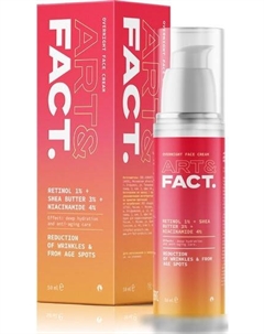Крем для лица Retinol 1% + Shea butter 3% антивозрастной ночной 50 мл Art&fact