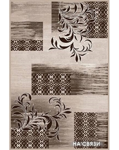 Ковер для жилой комнаты 3234a6 100x200 (бежевый/коричневый) Витебские ковры