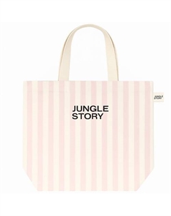 Сумка большая женская на плечо шоппер тканевая Jungle story