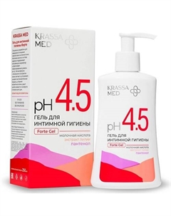 MED Гель для интимной гигиены FORTE Бессульфатный с Пантенолом и Молочной Кислотой 250 Krassa