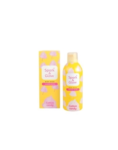 Гель-пена для душа с ароматом сахарной ваты - Cotton candy body wash 350 Spark&glow