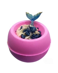 Бомбочка для ванны чаша с фигуркой "Шоколадный батончик" Shato cosmetics