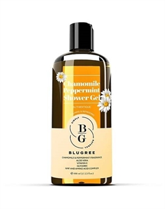 Гель для душа Ромашка и Мята 400 Blugree