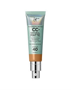 CC+ крем с матовым финишем и SPF40 Your Skin But Better Natural Matte It cosmetics