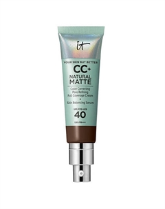 CC+ крем с матовым финишем и SPF40 Your Skin But Better Natural Matte It cosmetics