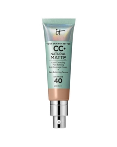 CC+ крем с матовым финишем и SPF40 Your Skin But Better Natural Matte It cosmetics