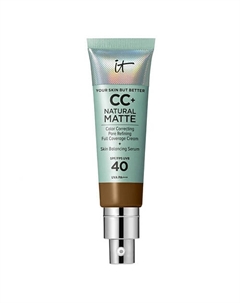 CC+ крем с матовым финишем и SPF40 Your Skin But Better Natural Matte It cosmetics