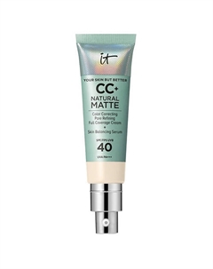 CC+ крем с матовым финишем и SPF40 Your Skin But Better Natural Matte It cosmetics