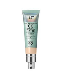 CC+ крем с матовым финишем и SPF40 Your Skin But Better Natural Matte It cosmetics