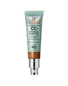 CC+ крем с матовым финишем и SPF40 Your Skin But Better Natural Matte It cosmetics